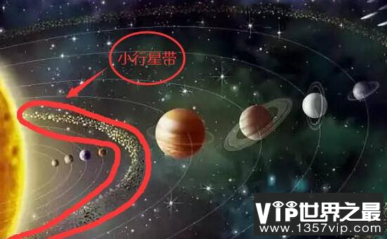 小行星带在哪些位置？火星和木星之间