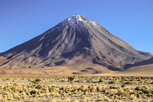 世界上最高的活火山，海拔6893米(离世界最高的死火山不远)