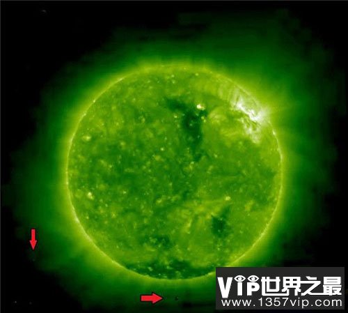 NASA多次拍到巨型ufo穿越太阳 外星人是不是遇到什么事儿跑路了？