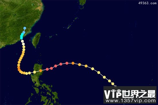 17级台风摧毁力排行，台风海燕造成菲律宾6300人死亡