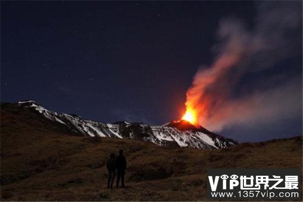 世界上爆发最频繁的活火山，至今已喷发500多次