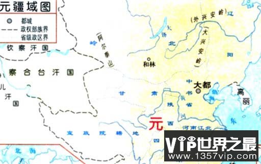 中国疆域最大的王朝，元朝总面积超过1200万平方千米