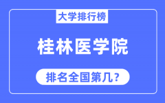 桂林医学院排名全国第几,2023年最新全国排名多少